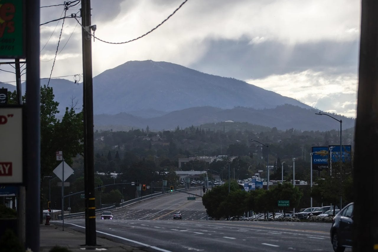 A view of the city of Redding from Cypress Avenue on April 8, 2026.