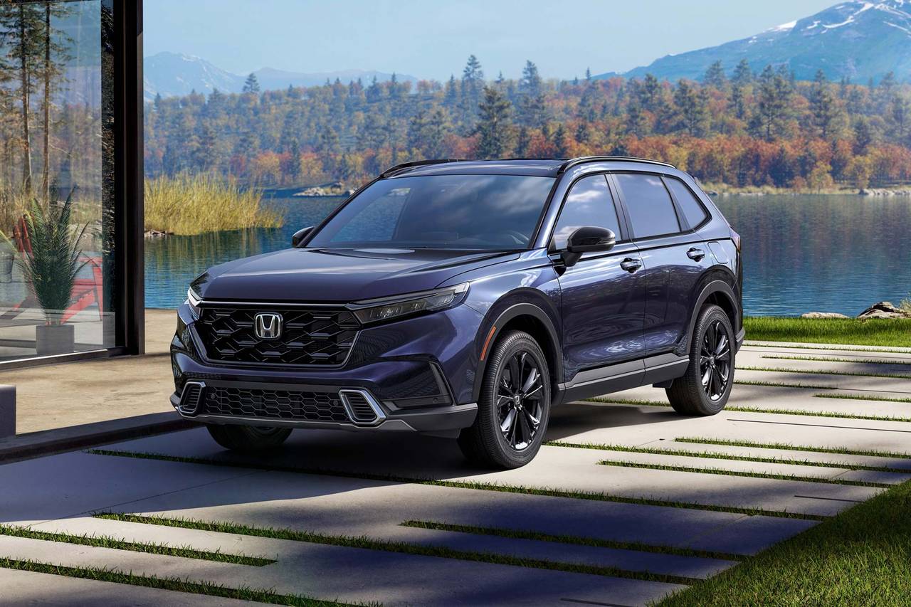 2026 Honda CR-V front three-quarter view.