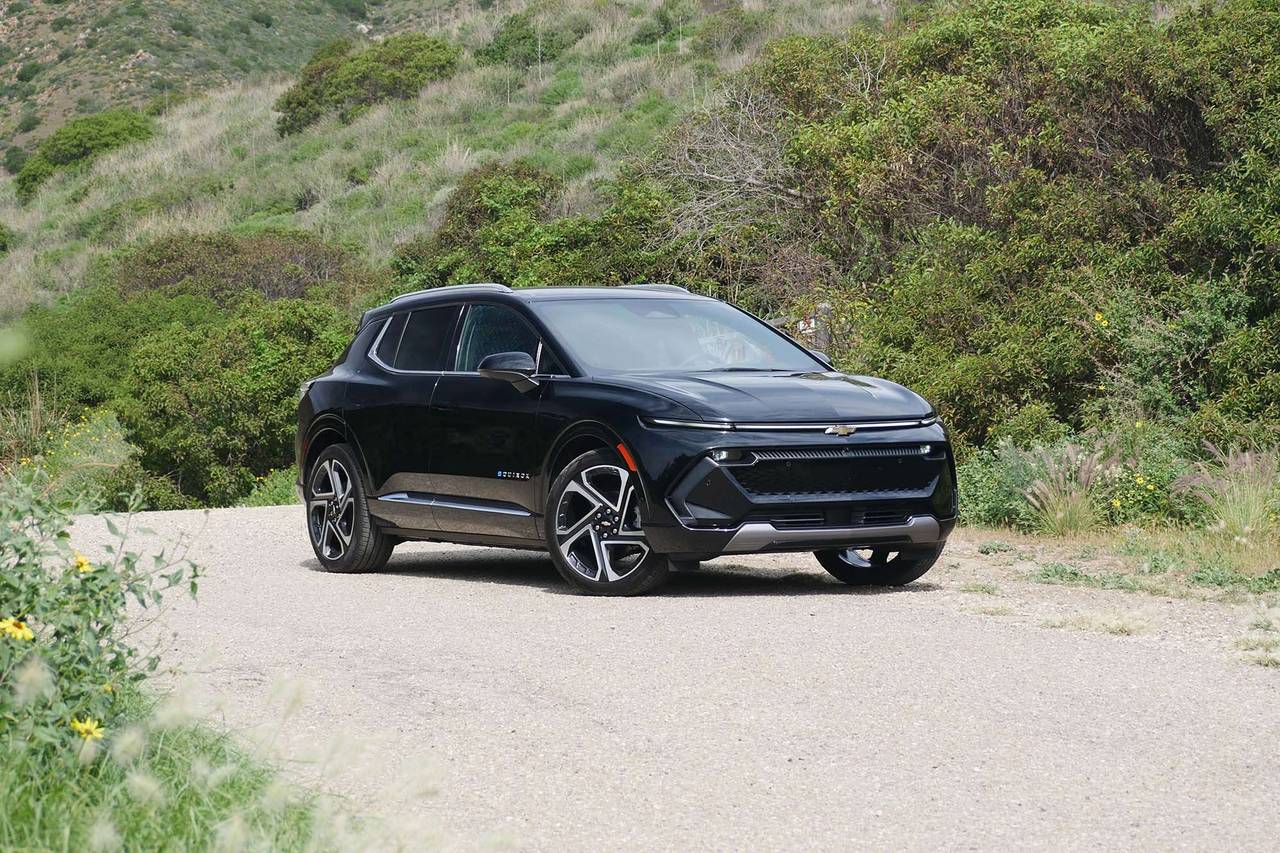 2026 Chevrolet Equinox EV front three-quarter view.