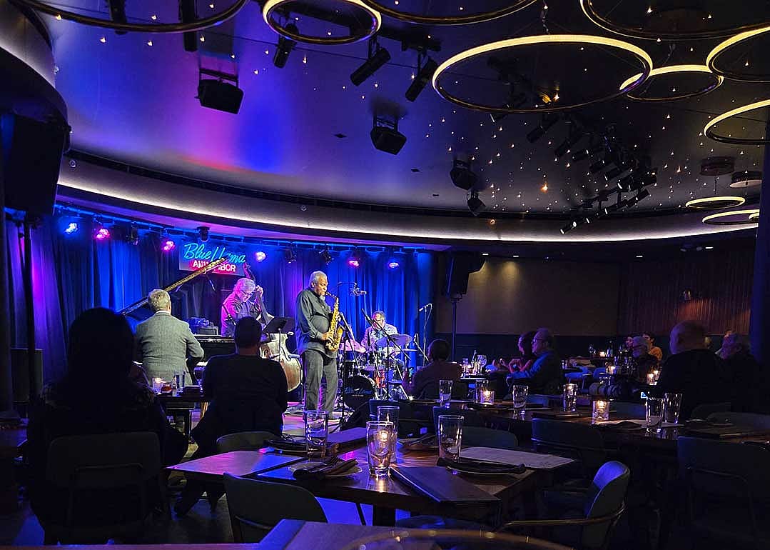 A live jazz performance at the Blue LLama Jazz Club located in Ann Arbor, Michigan.