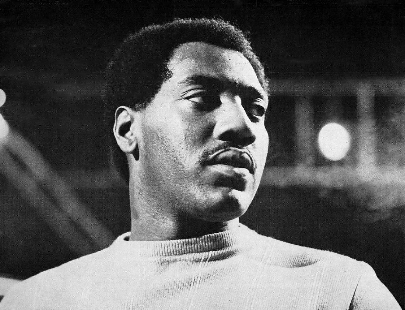 Close up of Otis Redding in 1967