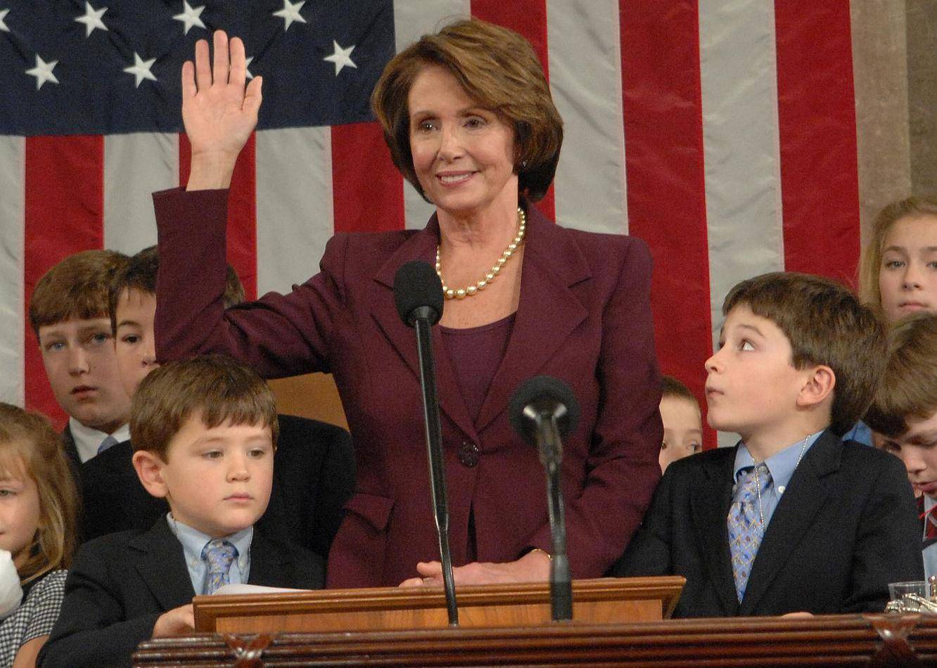 2007: First woman Speaker of the House takes the gavel