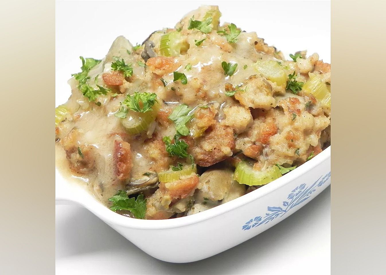 Quickest oyster dressing ever!