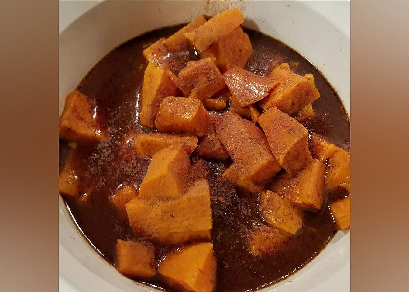 Pressure cooker sweet potatoes