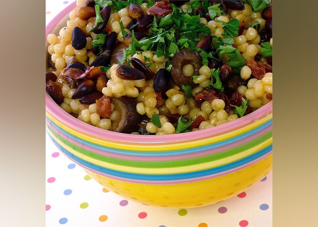 Couscous with Olives and Sun-Dried Tomato