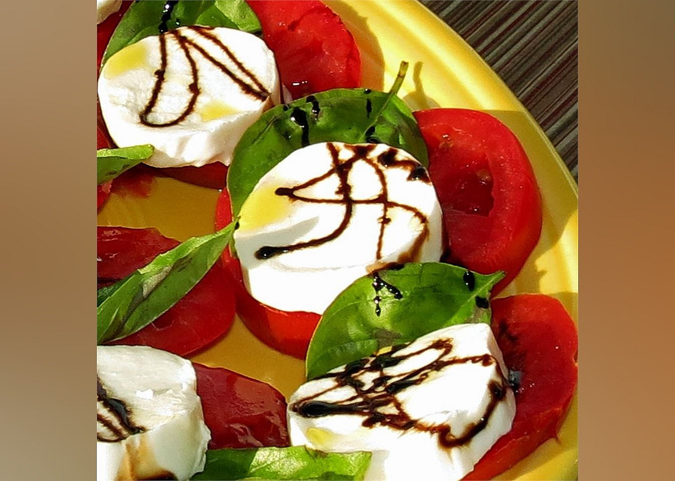 Caprese Salad with Balsamic Reduction