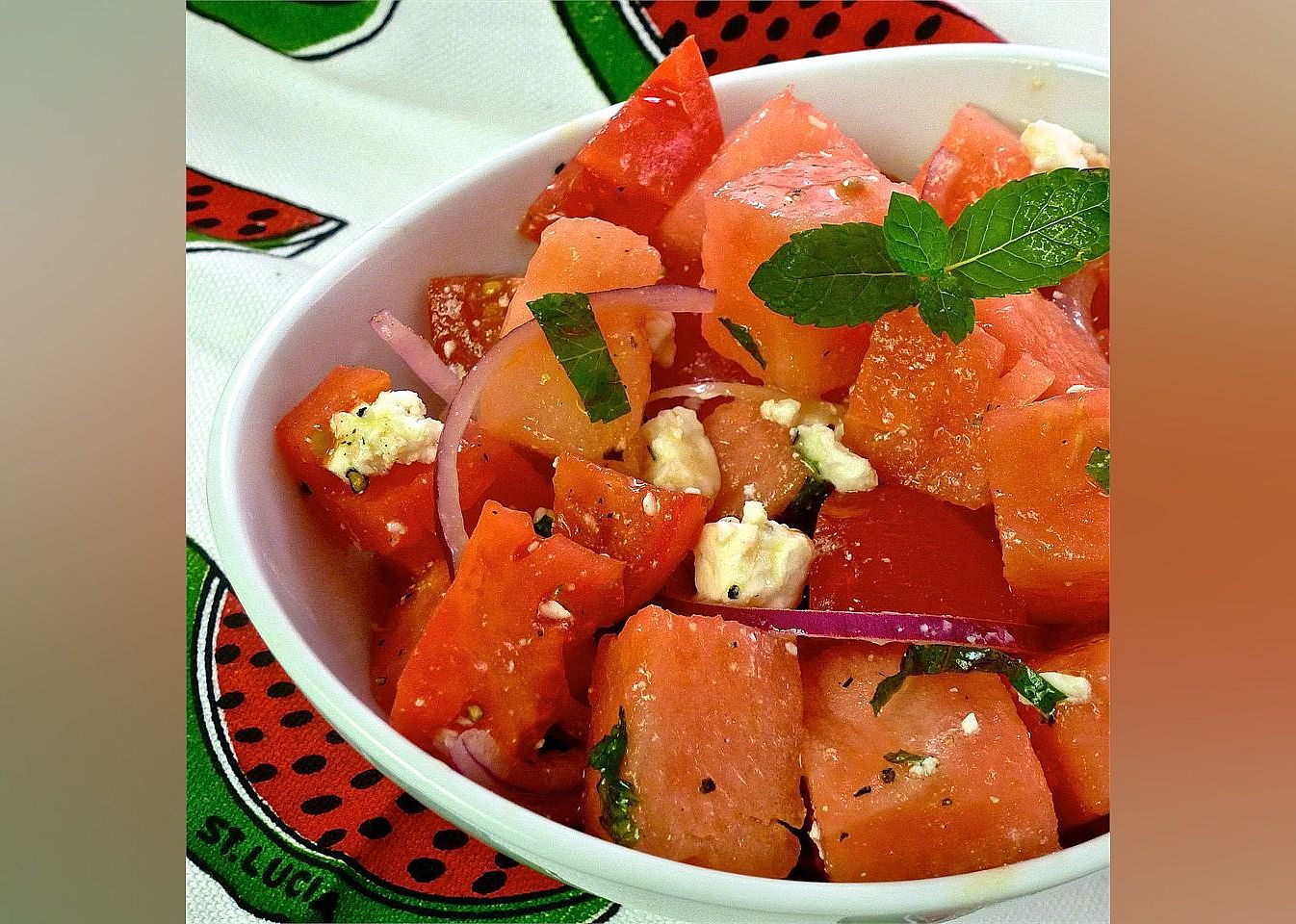 Tomato Watermelon Salad