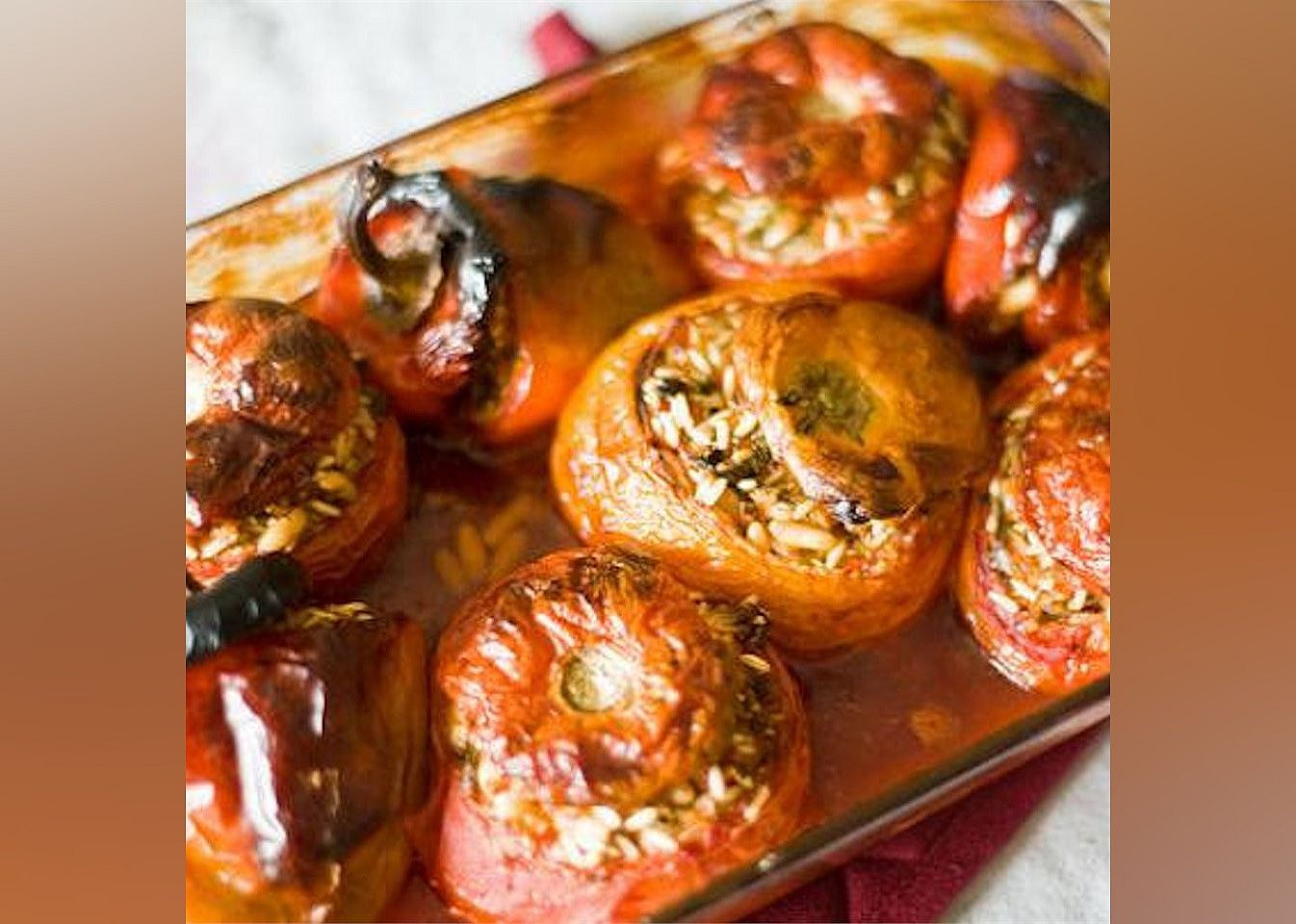 Greek Stuffed Tomatoes and Peppers (Yemista)