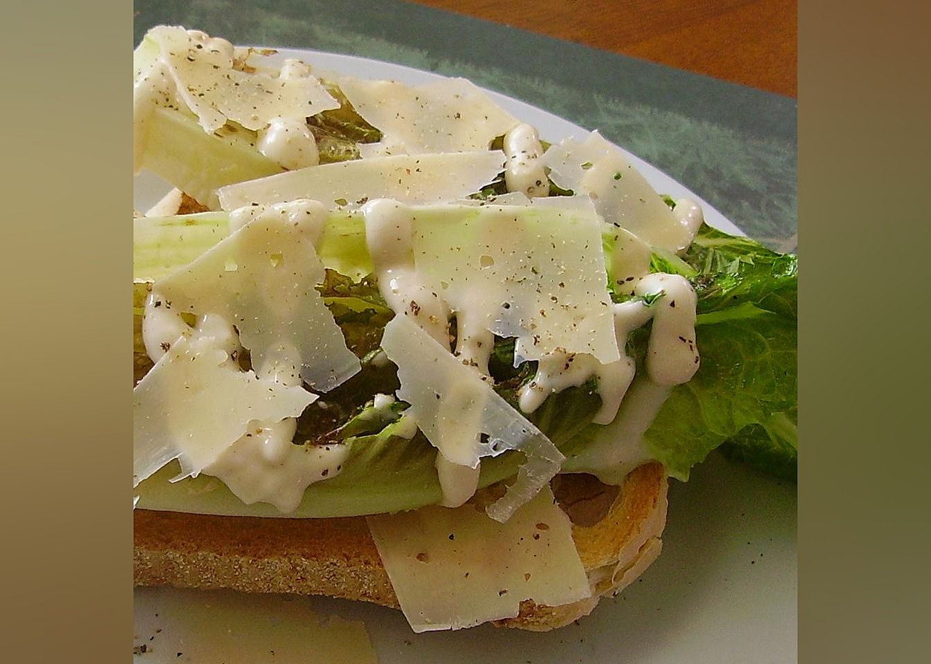 Knife and Fork Grilled Caesar Salad