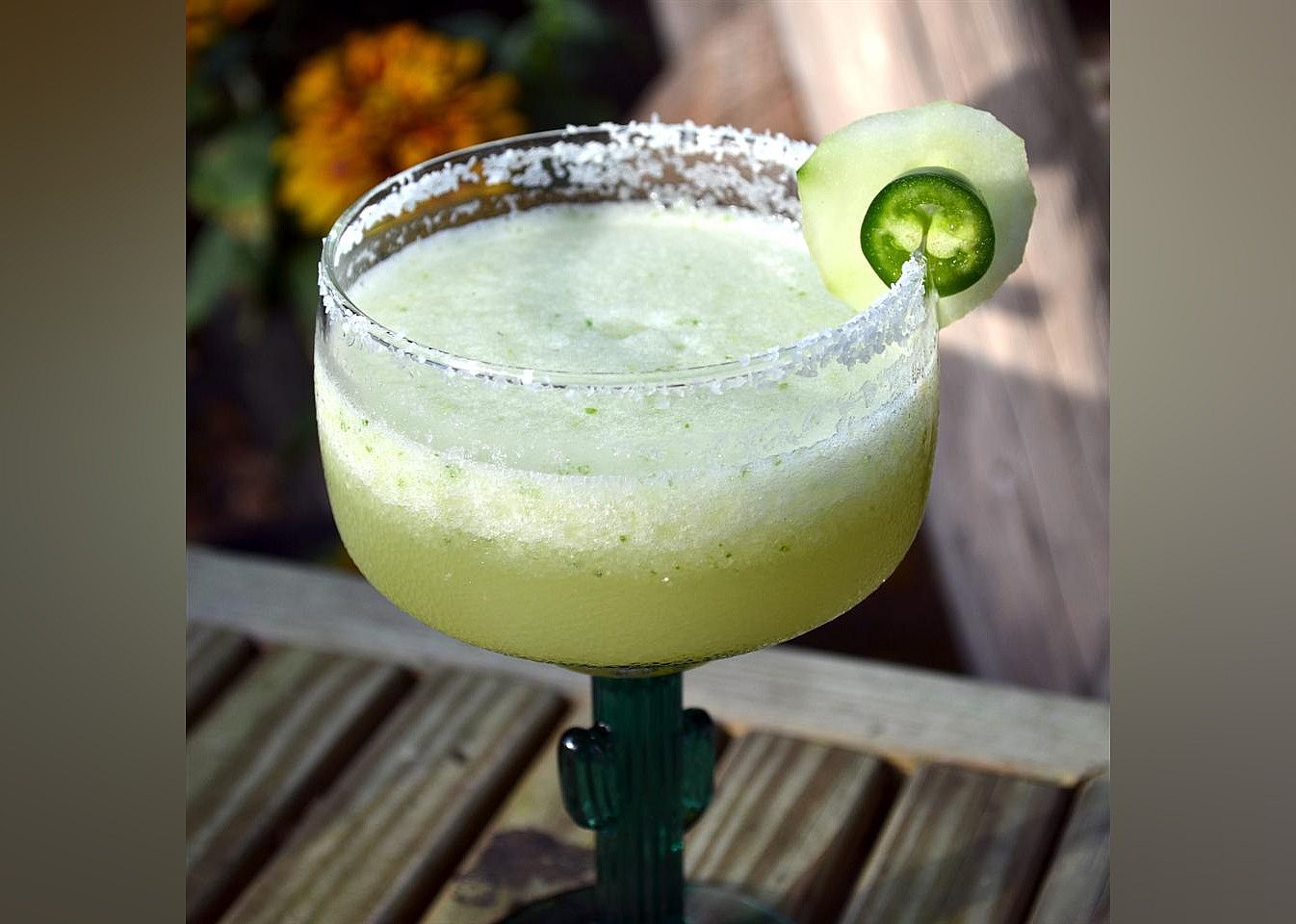 Jalapeno and Cucumber Margarita
