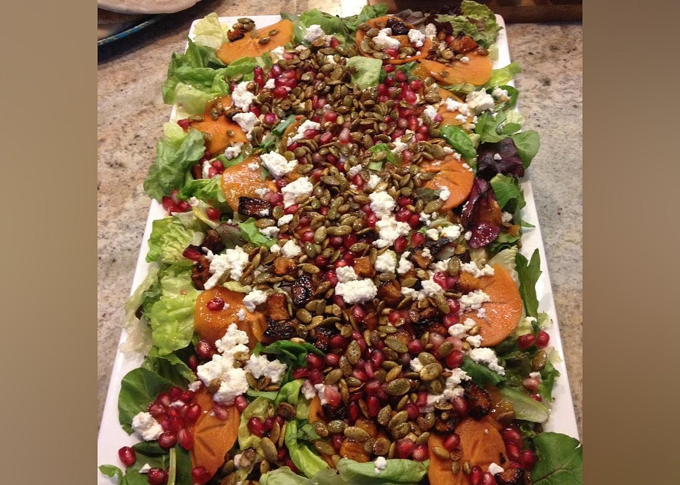 Autumn Salad with Butternut Squash