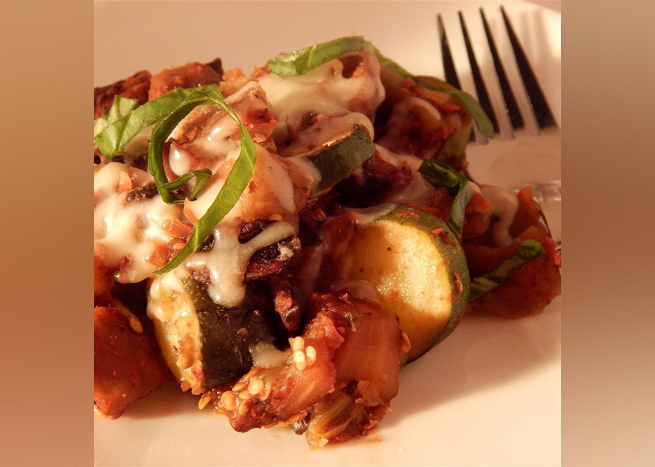 Roasted Eggplant and Mushrooms