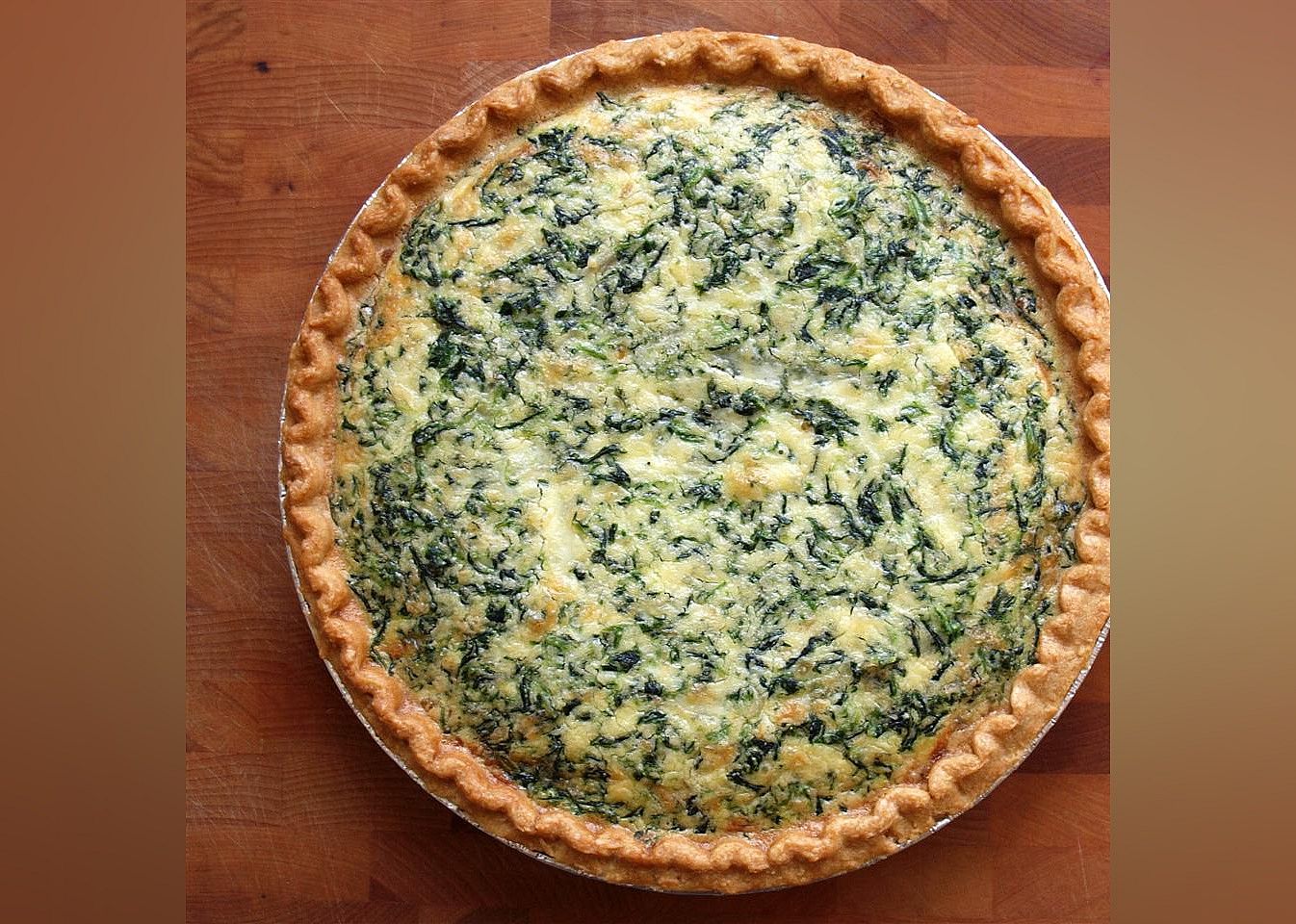 Quick Spinach Quiche