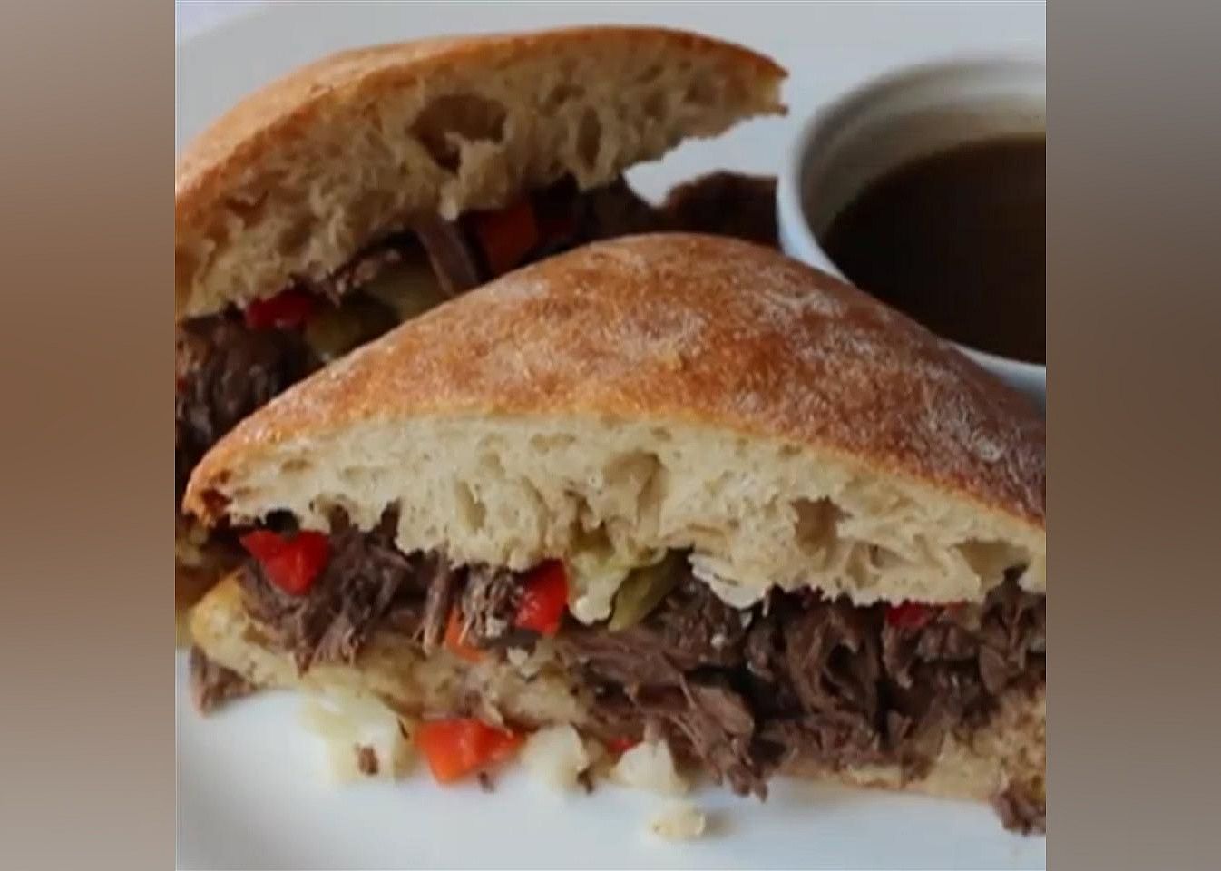 Chicago-Inspired Italian Beef Sandwich