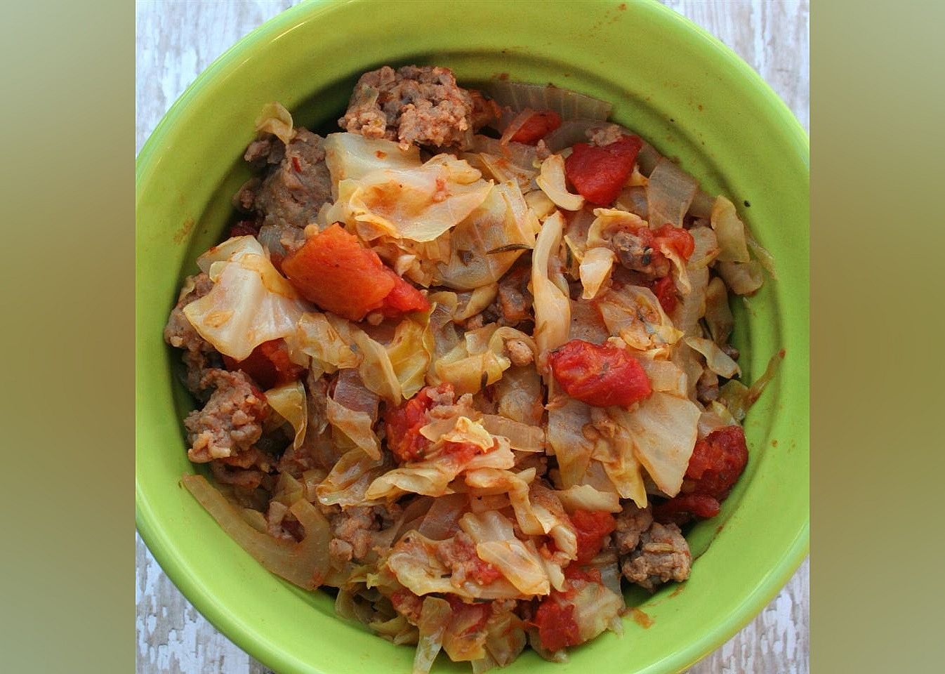 Ground Beef and Cabbage