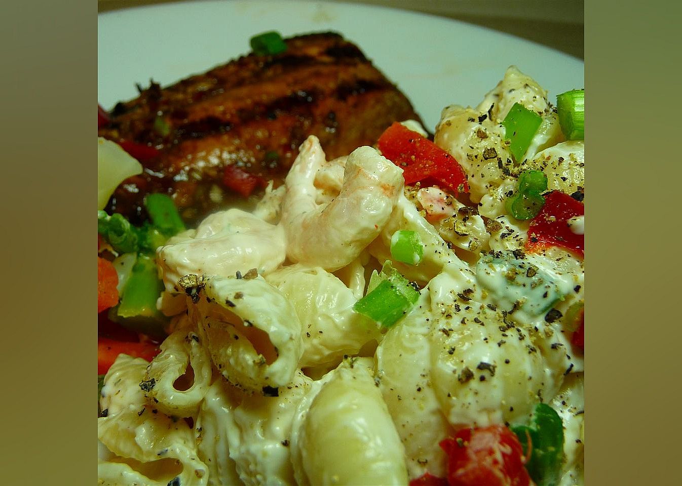 Shrimp and Pasta Shell Salad