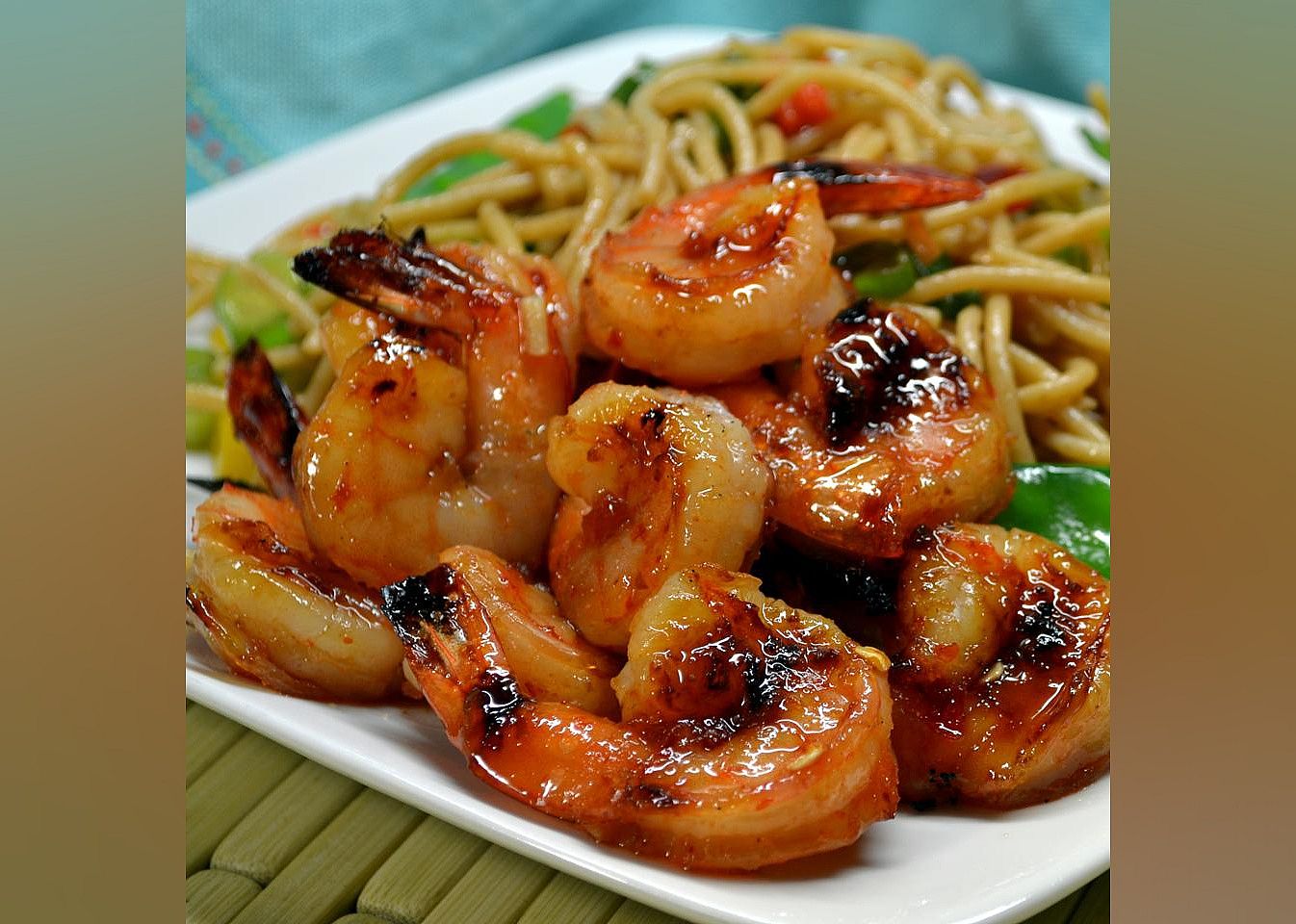 Sweet and Spicy Grilled Shrimp