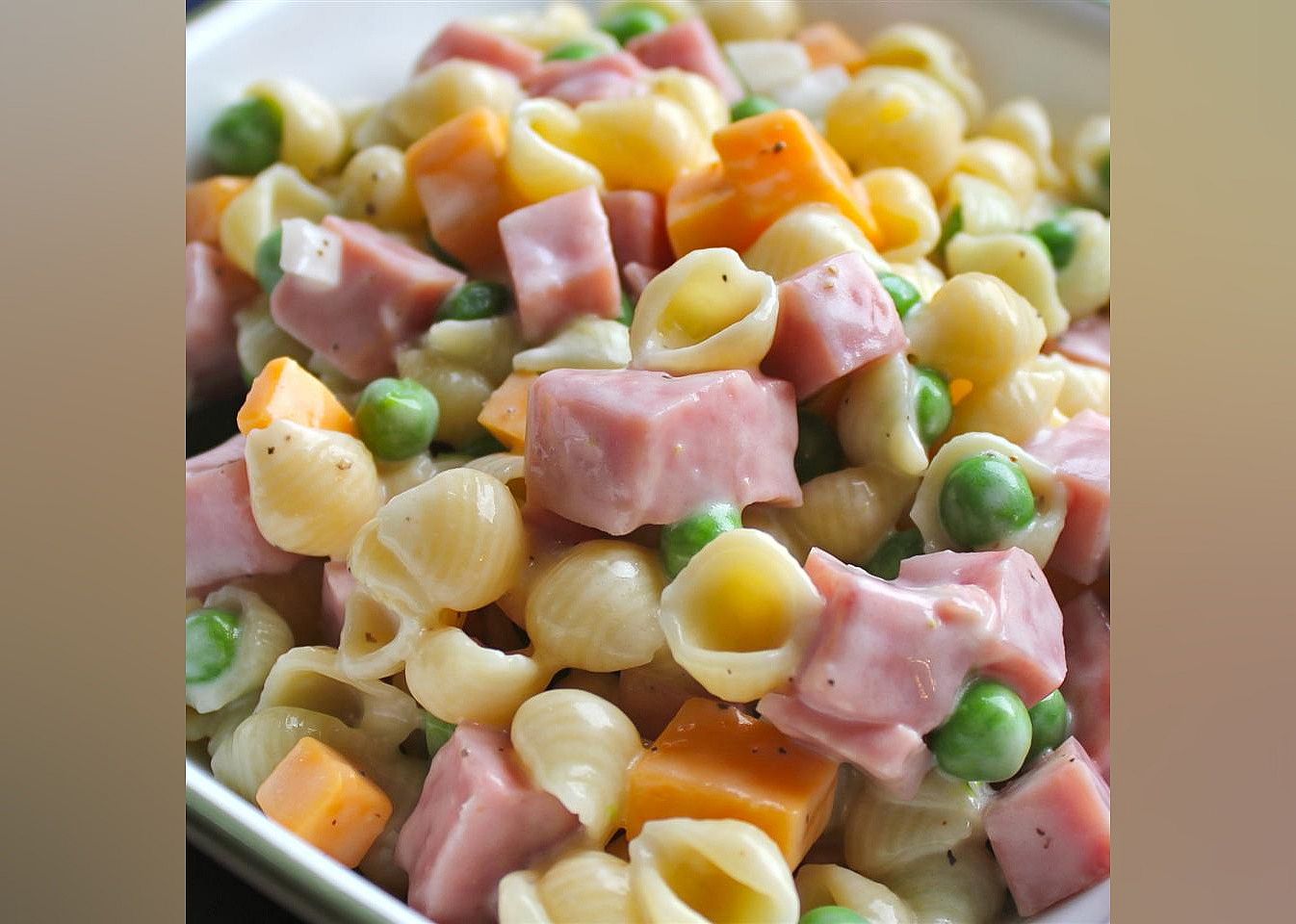Ham and Shell Salad