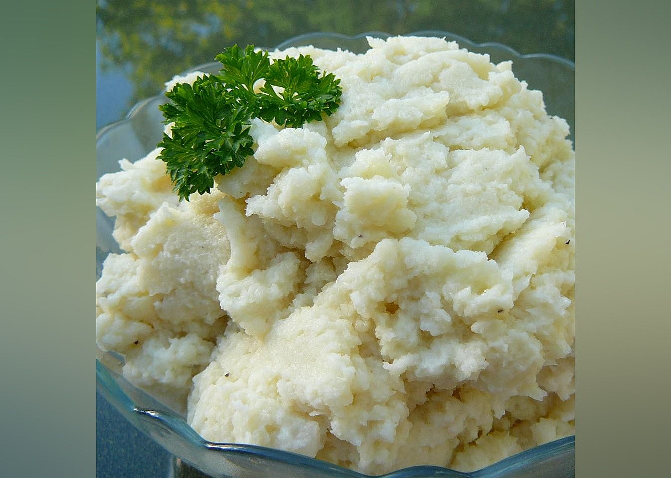Smashed Cauliflower Side Dish