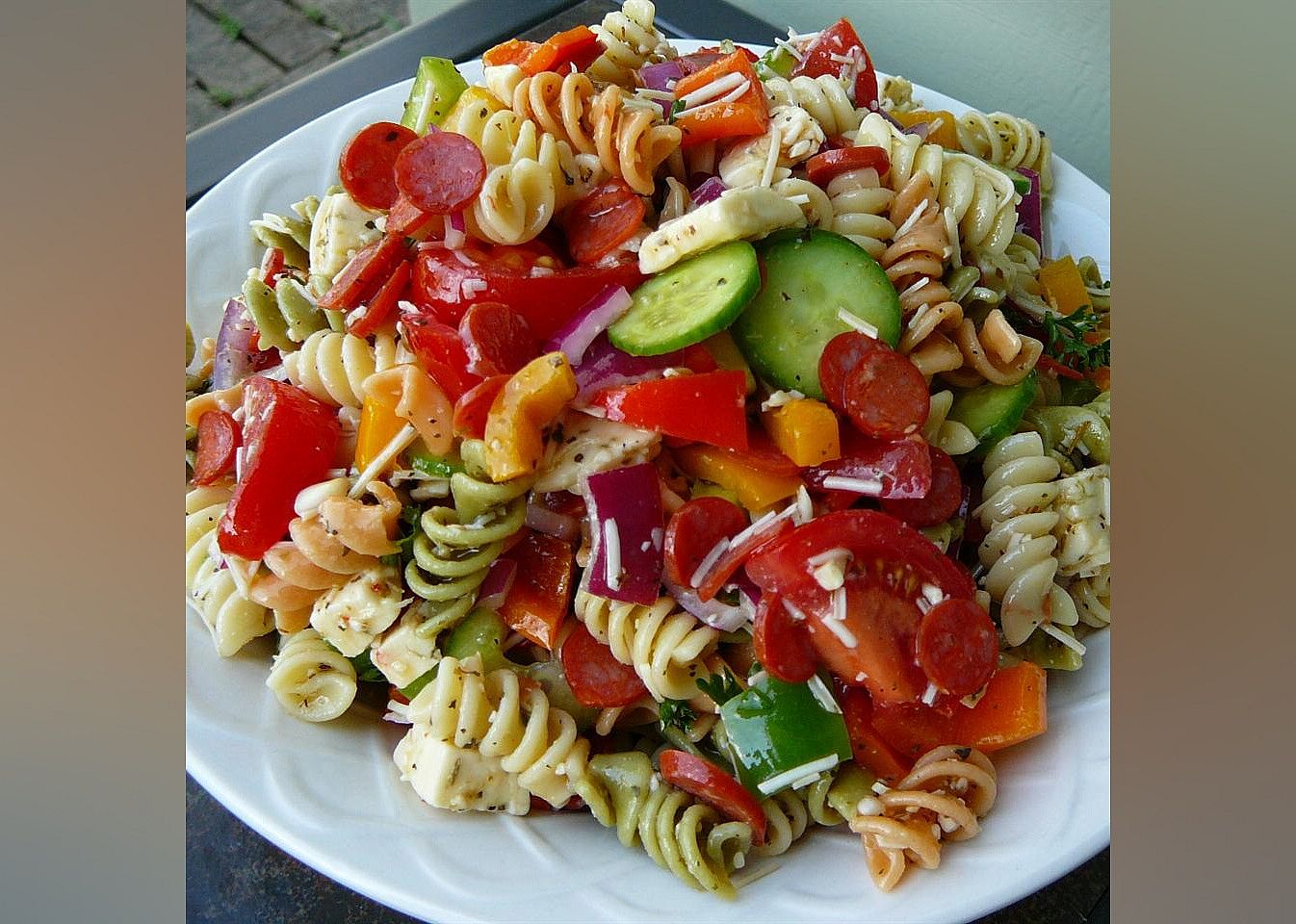 Pasta Salad with Homemade Dressing