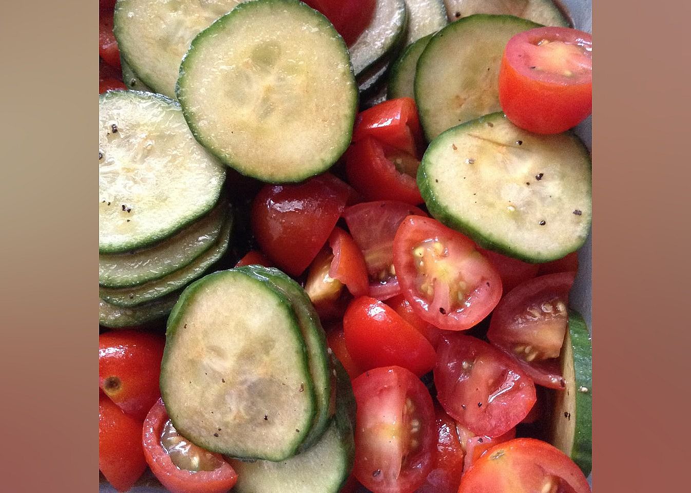 Cool Summer Cucumber and Tomato Toss