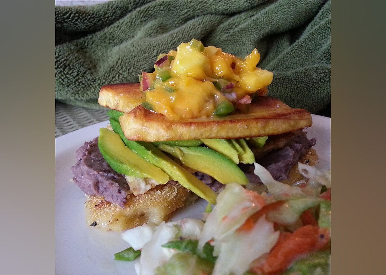 Vegan Arepas Made with Polenta