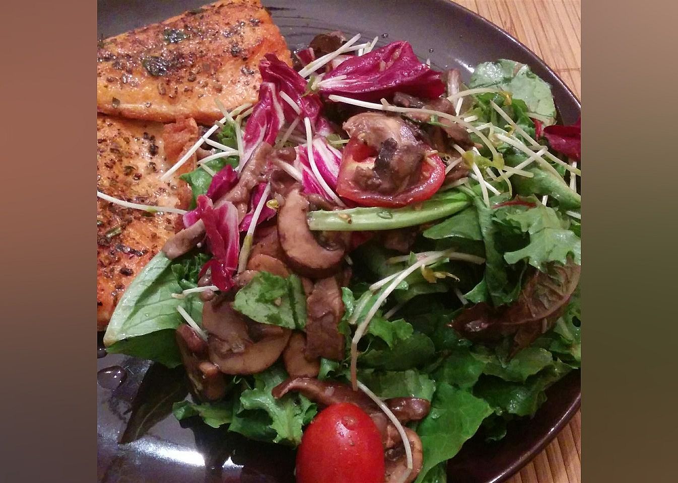 Warm Mushroom Salad