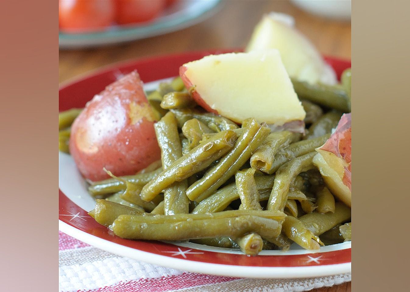 Country Style Green Beans with Red Potatoes