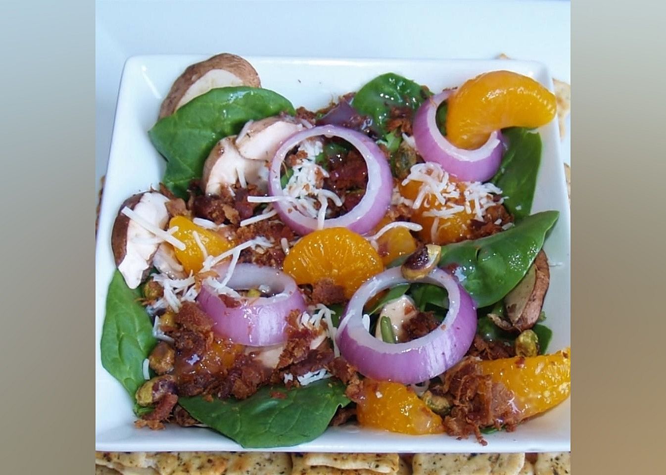 Spinach and Mandarin Orange Salad
