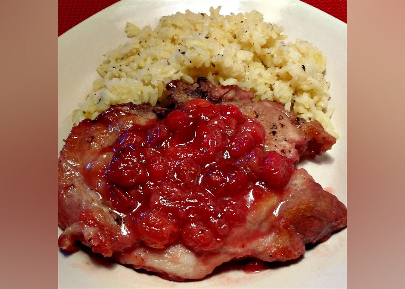 Cranberry Pork Chops