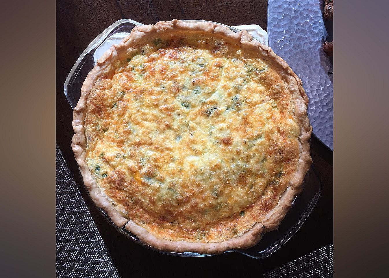 Spinach and Bacon Quiche