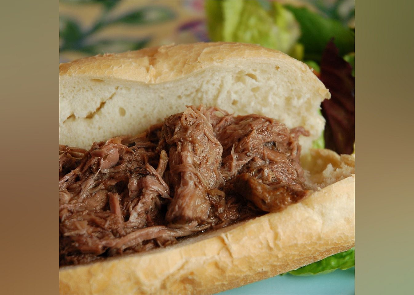 Slow Cooker Italian Beef for Sandwiches
