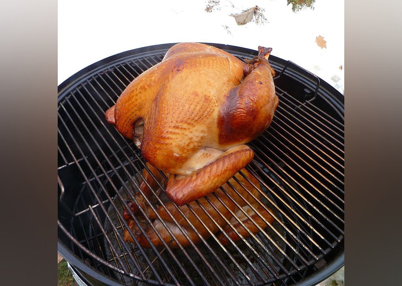 Turkey in a Smoker