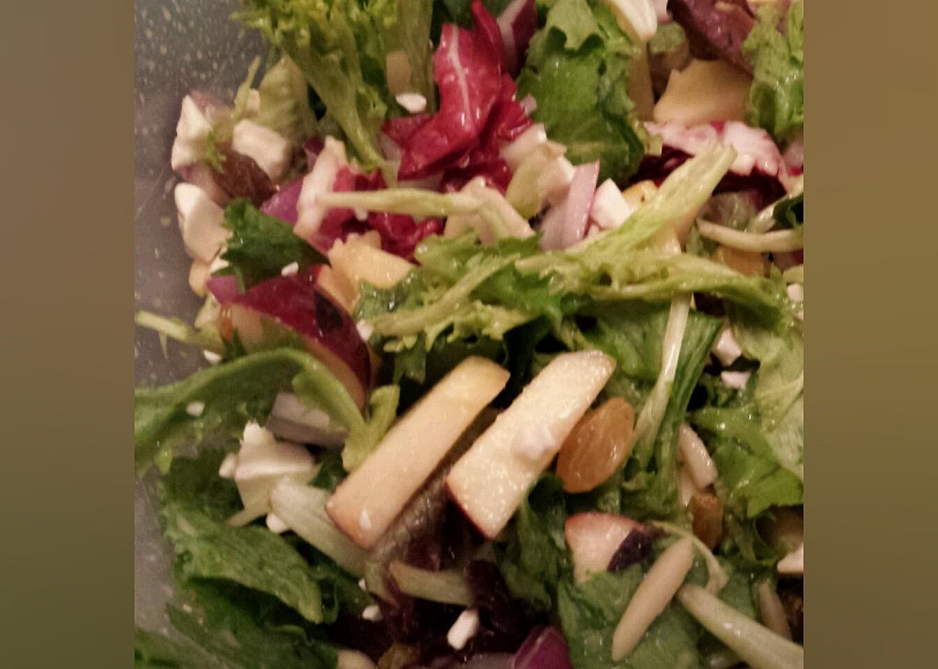 Apple Almond Crunch Salad