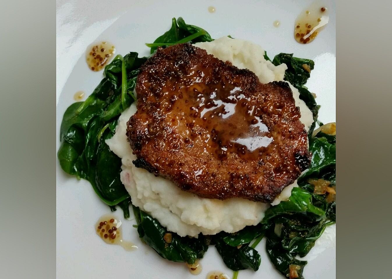 Maple-Mustard Glazed Pork Chops