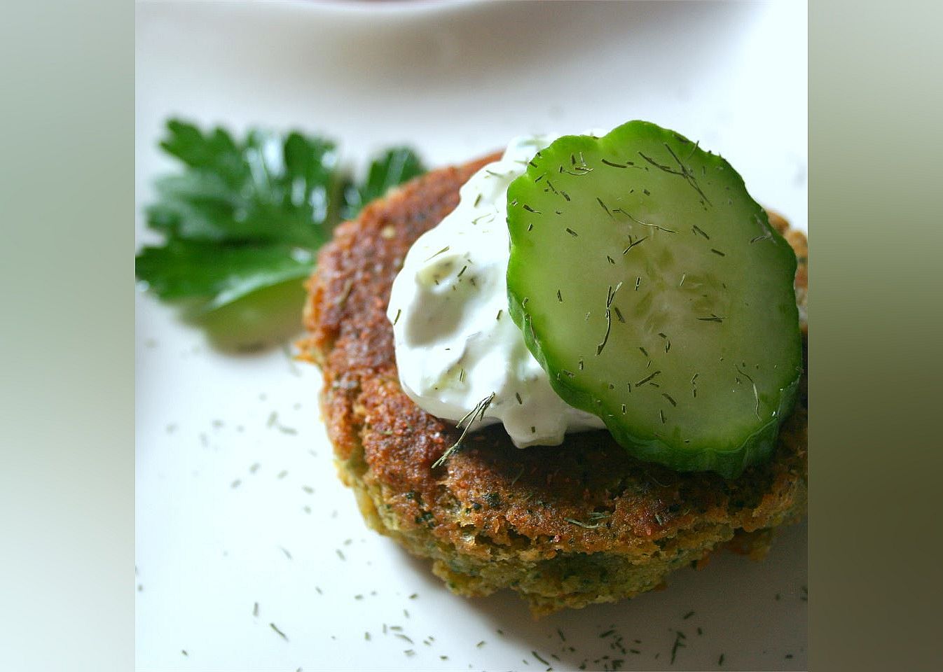 Sean's Falafel and Cucumber Sauce