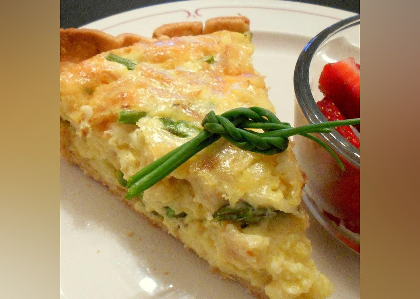 Asparagus and Swiss Cheese Quiche