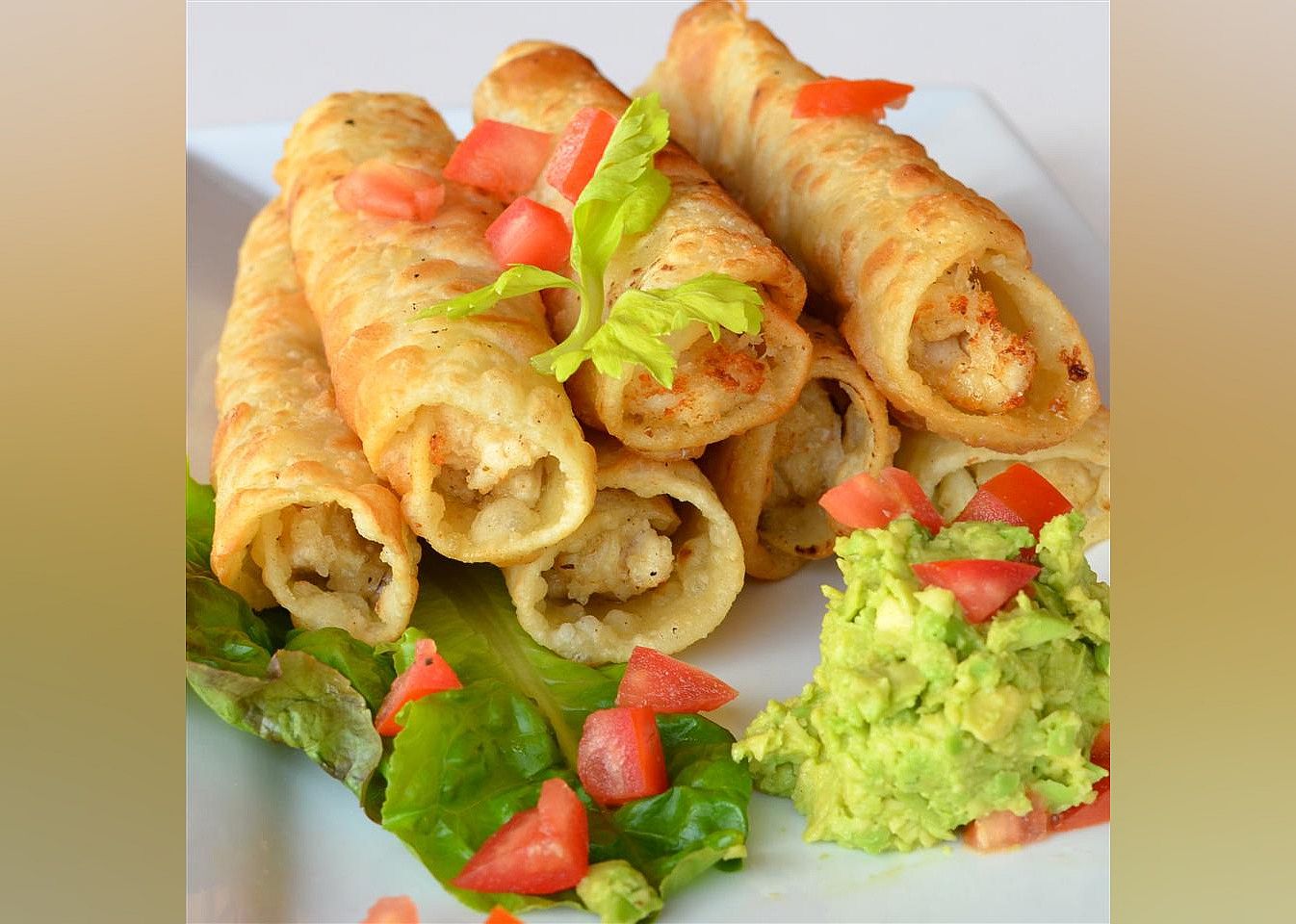 Easy Chicken Flautas