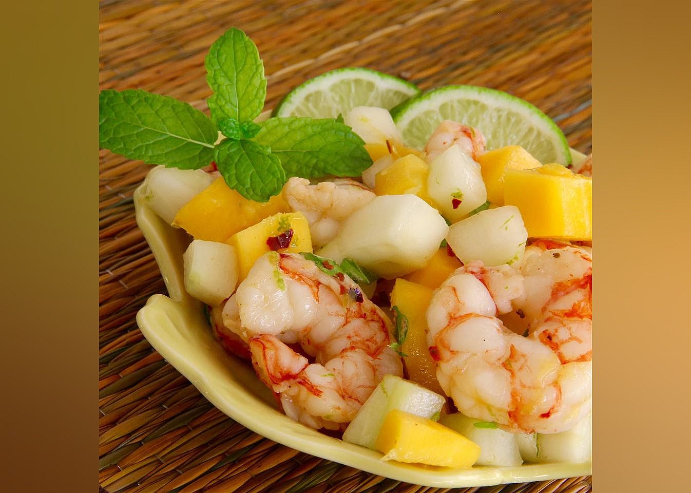 Mango Shrimp Salad