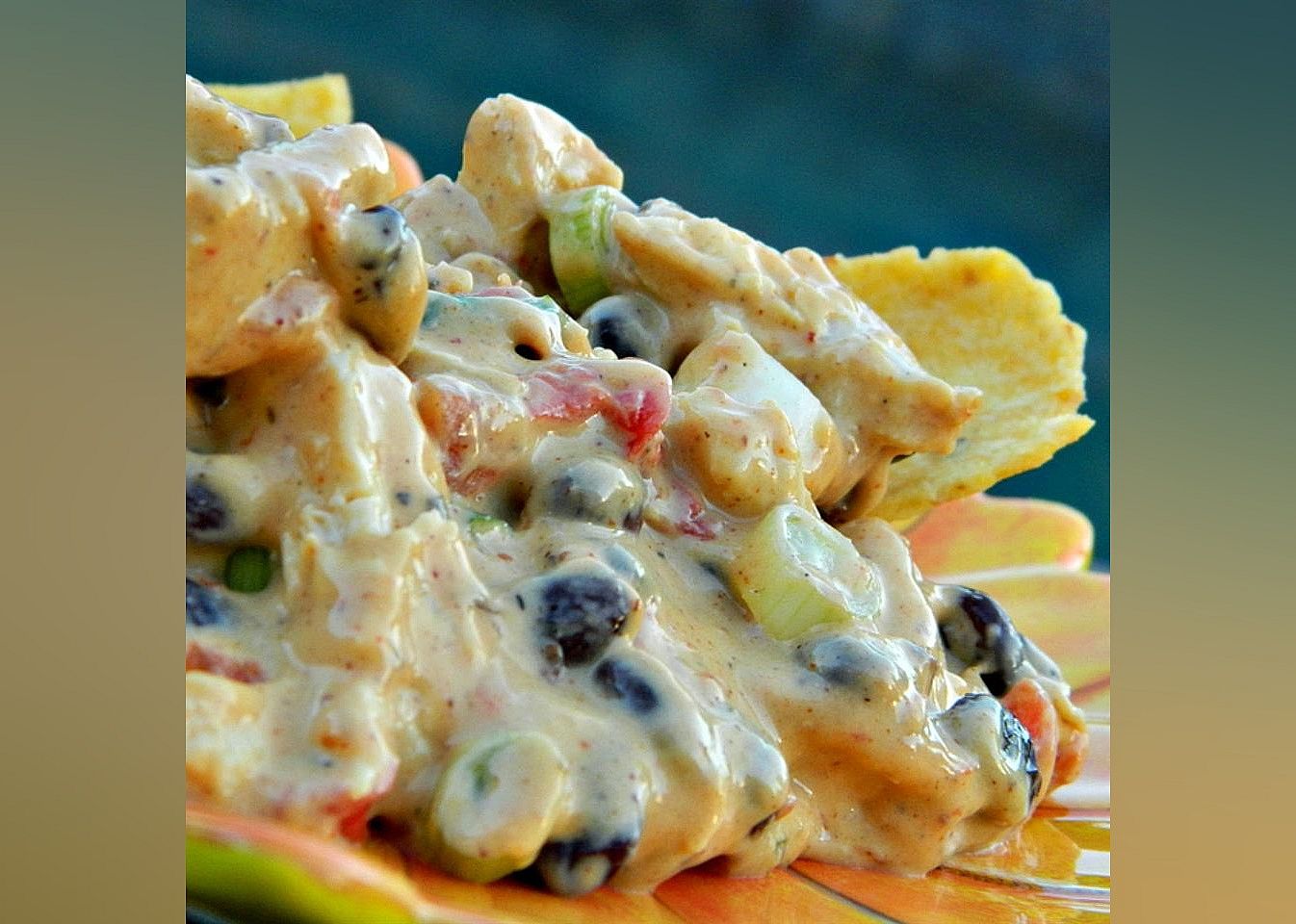 Outrageous Warm Chicken Nacho Dip