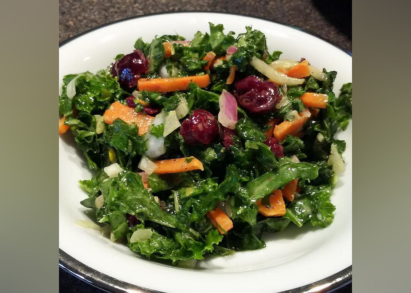 Easy Kale Slaw