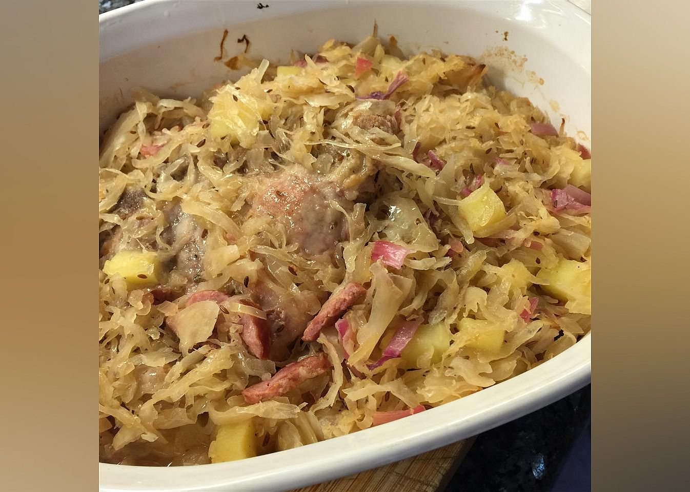 German Pork Chops and Sauerkraut