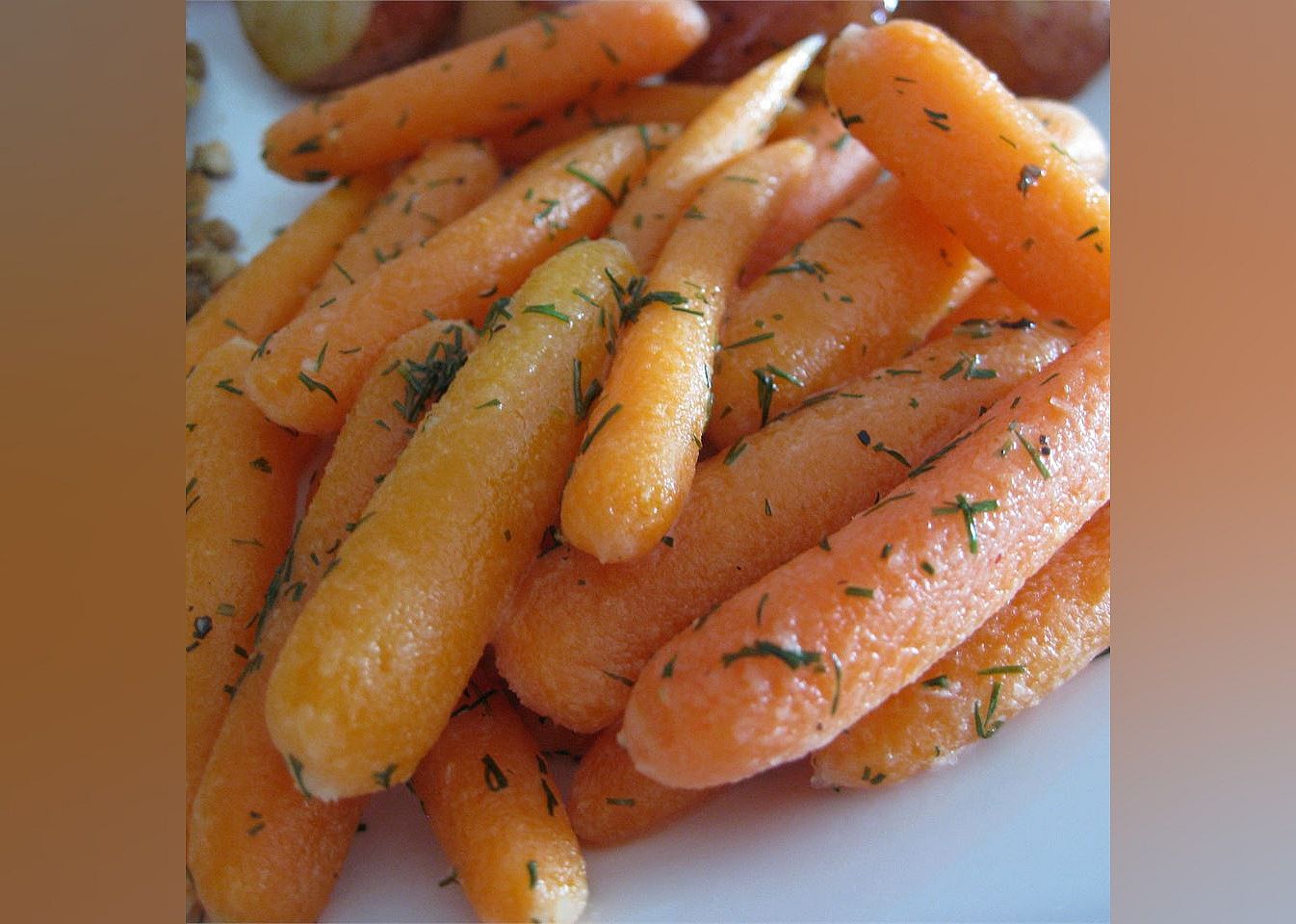 Baby Carrots with Dill Butter