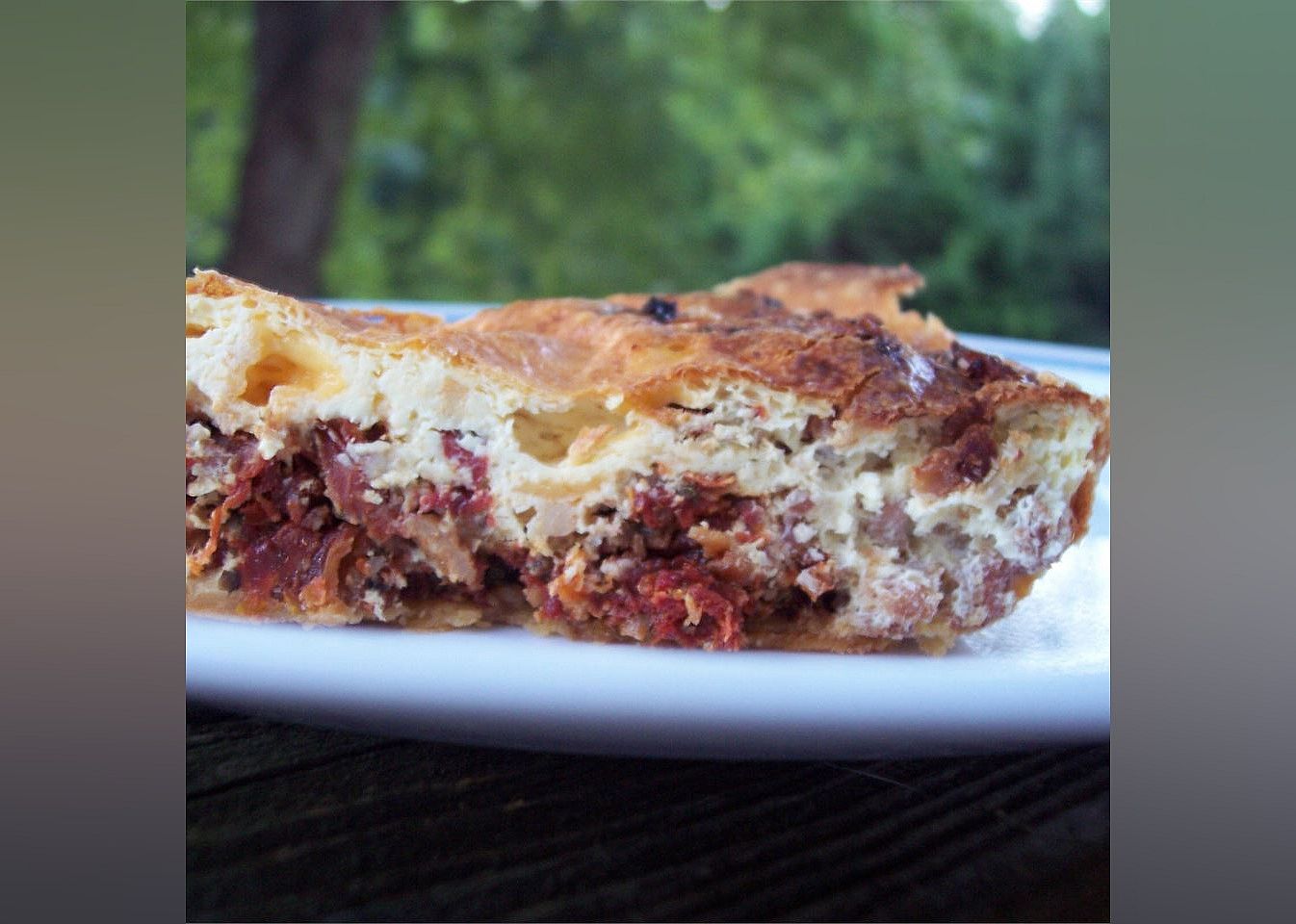 Sausage and Sun-Dried Tomato Quiche