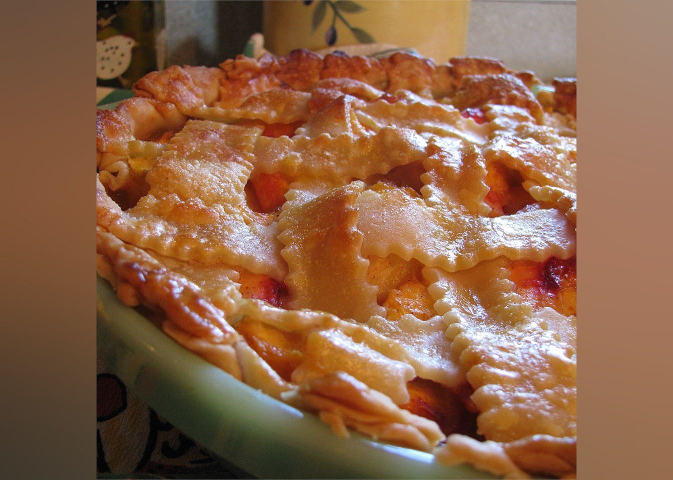 Peach Pie the Old Fashioned Two Crust Way