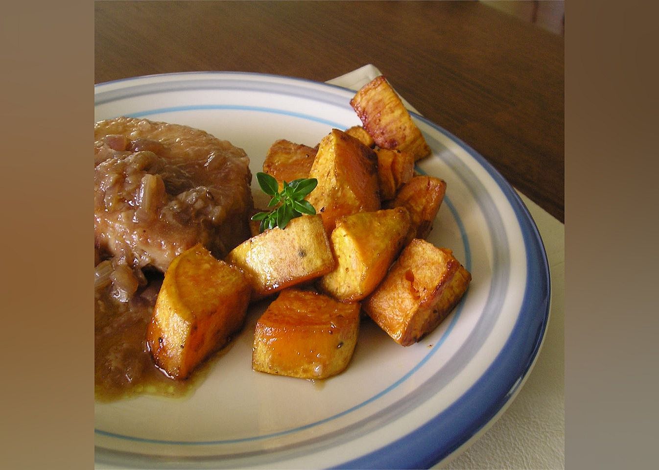 Cajun Style Baked Sweet Potato