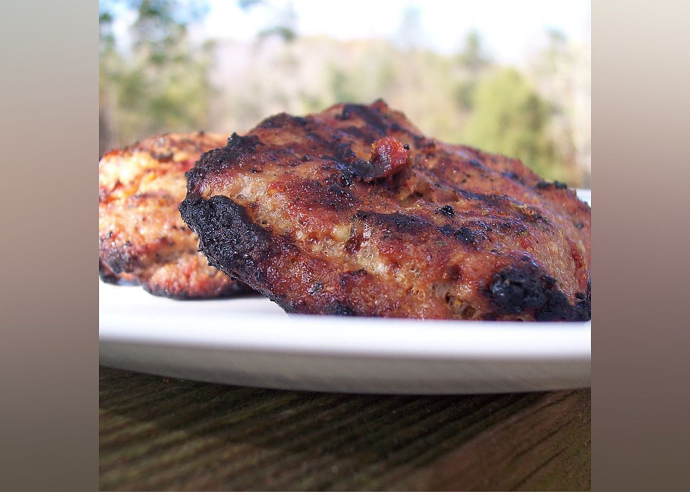 Greek Chicken Burgers with Feta