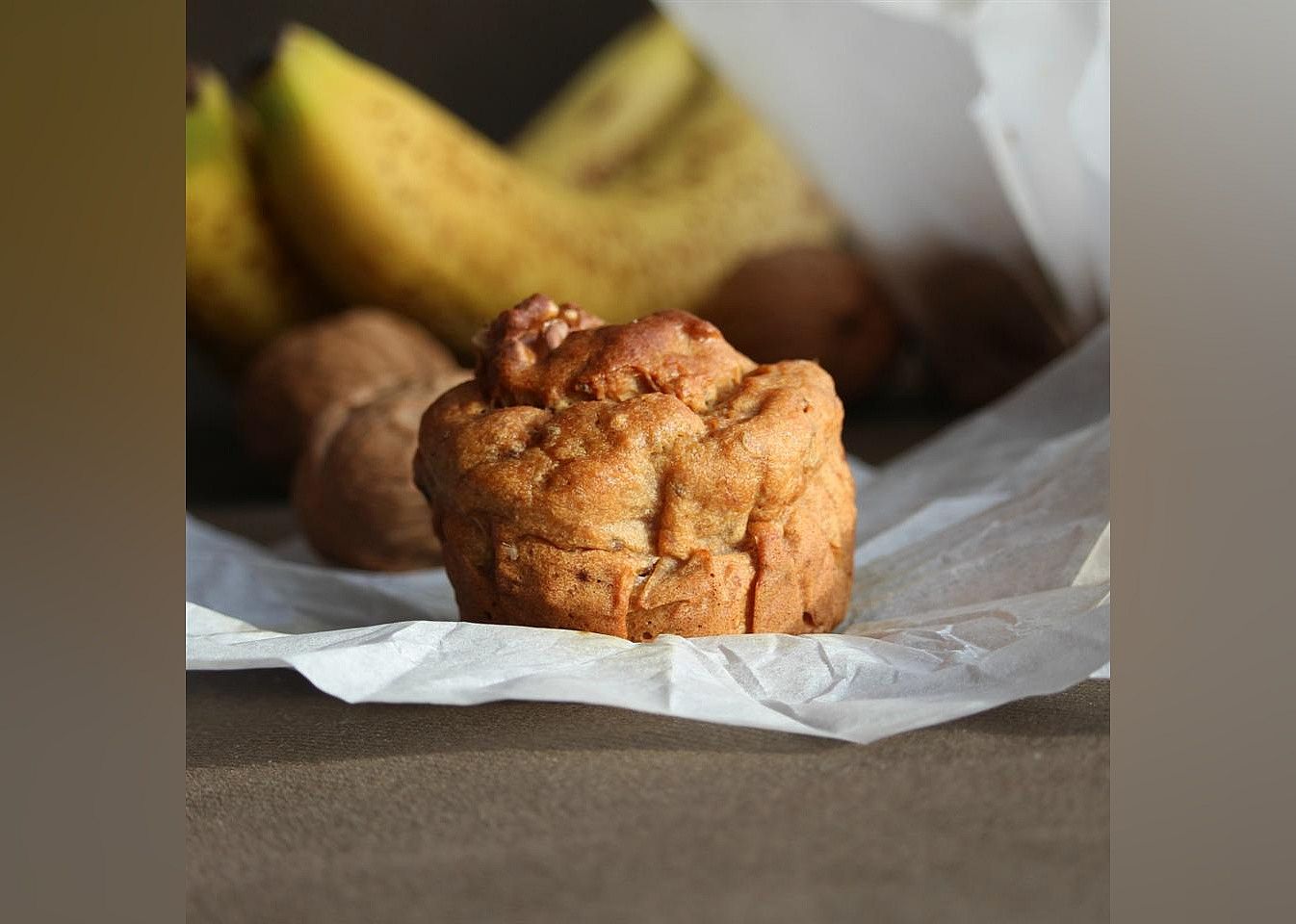 Gluten-Free Banana Walnut Chia Muffins