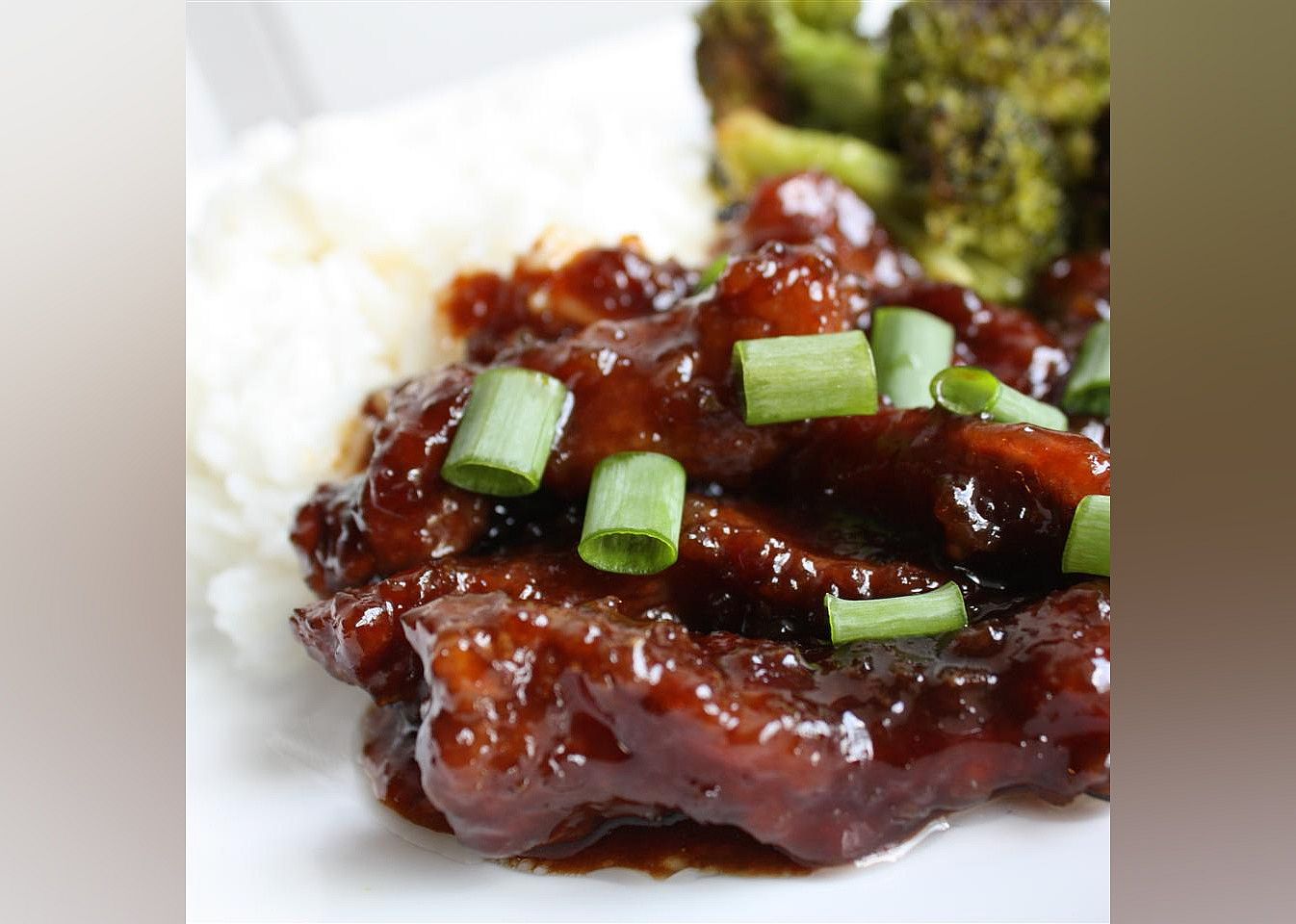 Mongolian Beef and Spring Onions