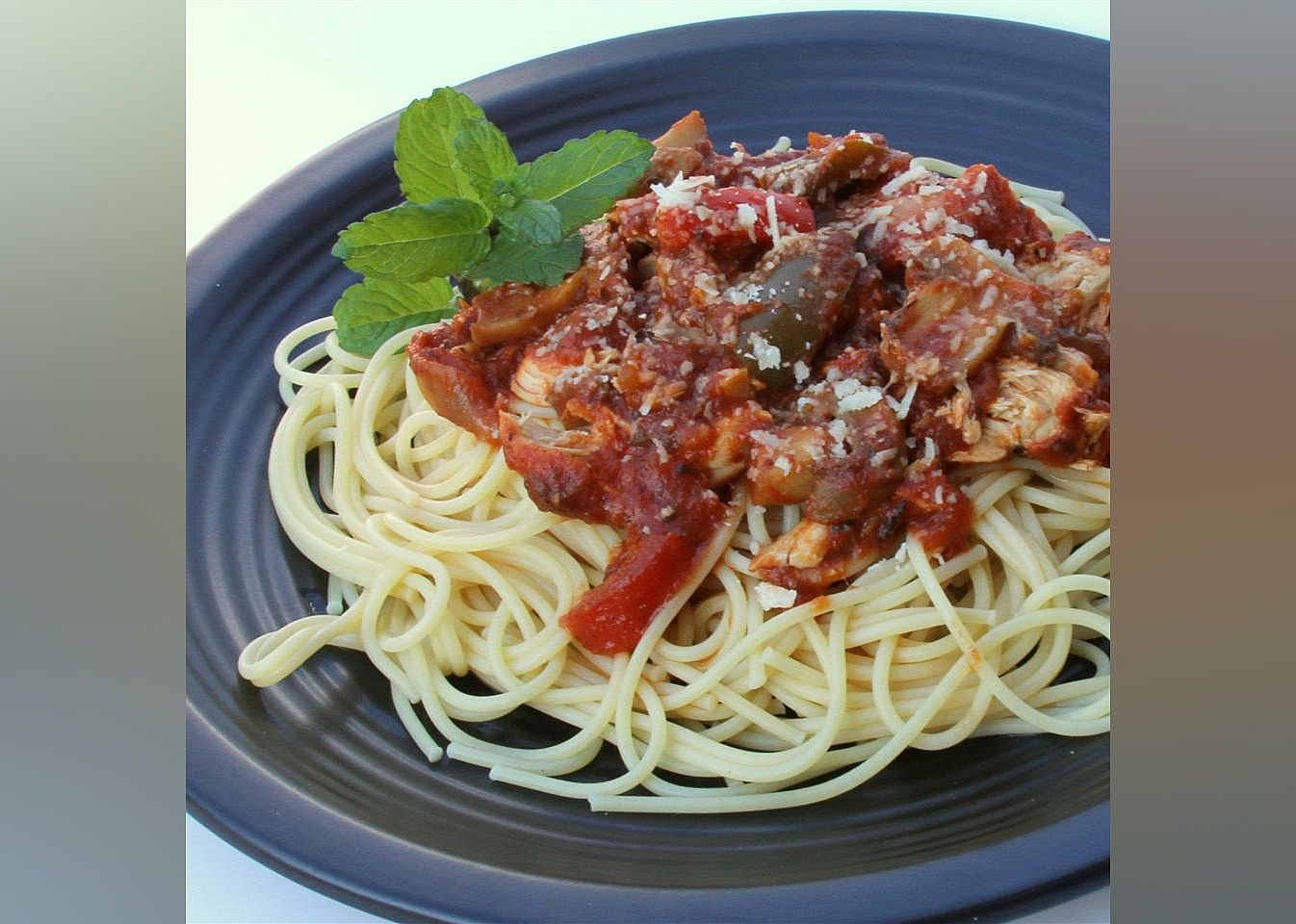 Chicken Cacciatore in a Slow Cooker